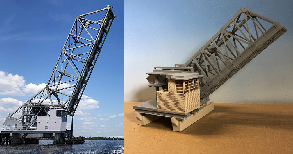 HO Scale Motorized Working Drawbridge For Model Railways – PROSES 1:87