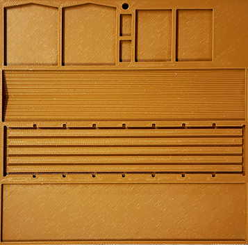 HO Scale Wooden Flat & Box Car Template