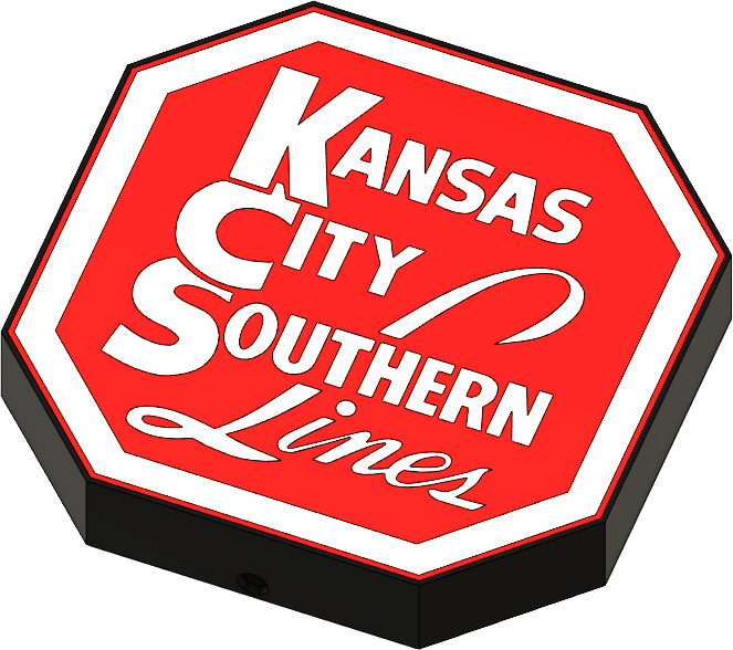 Lightbox Kansas City Southern Red White