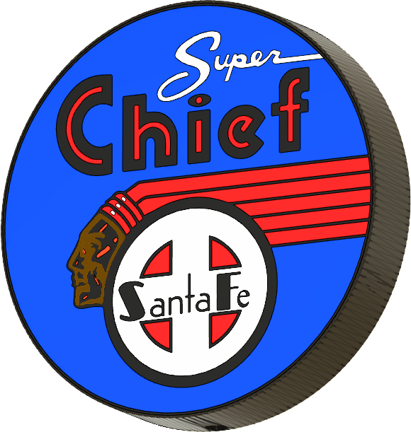 Lightbox Santa Fe - Super Chief