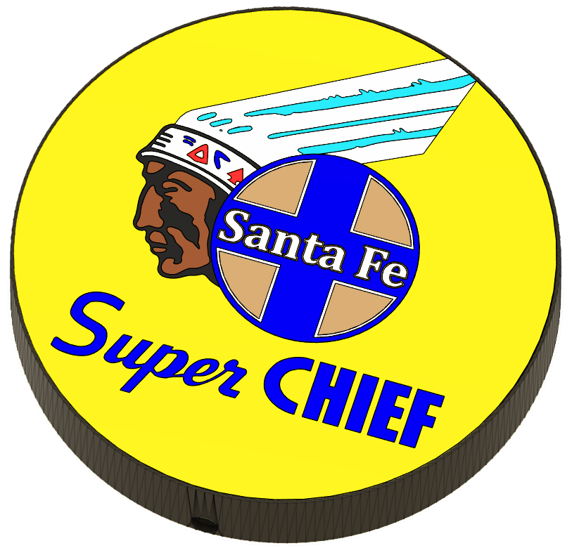 Lightbox Santa Fe - Super Chief Yellow