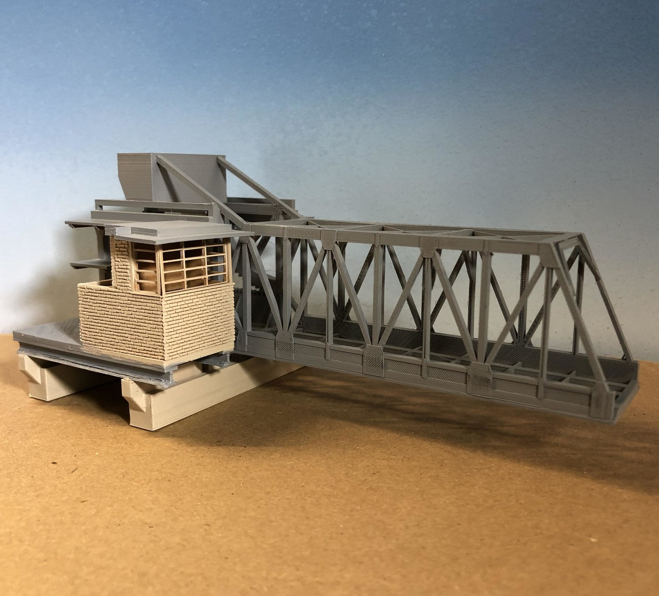 N Scale Drawbridge